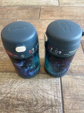Thermos Galaxy Space Kids Food Jars 16 oz FUNtainer set of 2